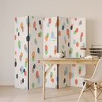 ENERGETIC SPOTS Decorative 5-Panel Room Divider