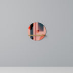 BLUSHED SPECTRUM Prateleira Redonda Decorativa em Efeito Carvalho