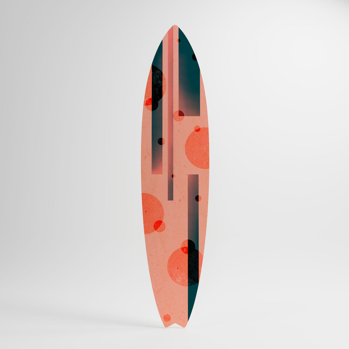 BLUSHED SPECTRUM Painel Decorativo Prancha de Surf
