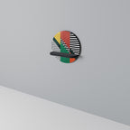 MAKESHIFT ARTISTRY Prateleira Redonda Decorativa em Acabamento Preto