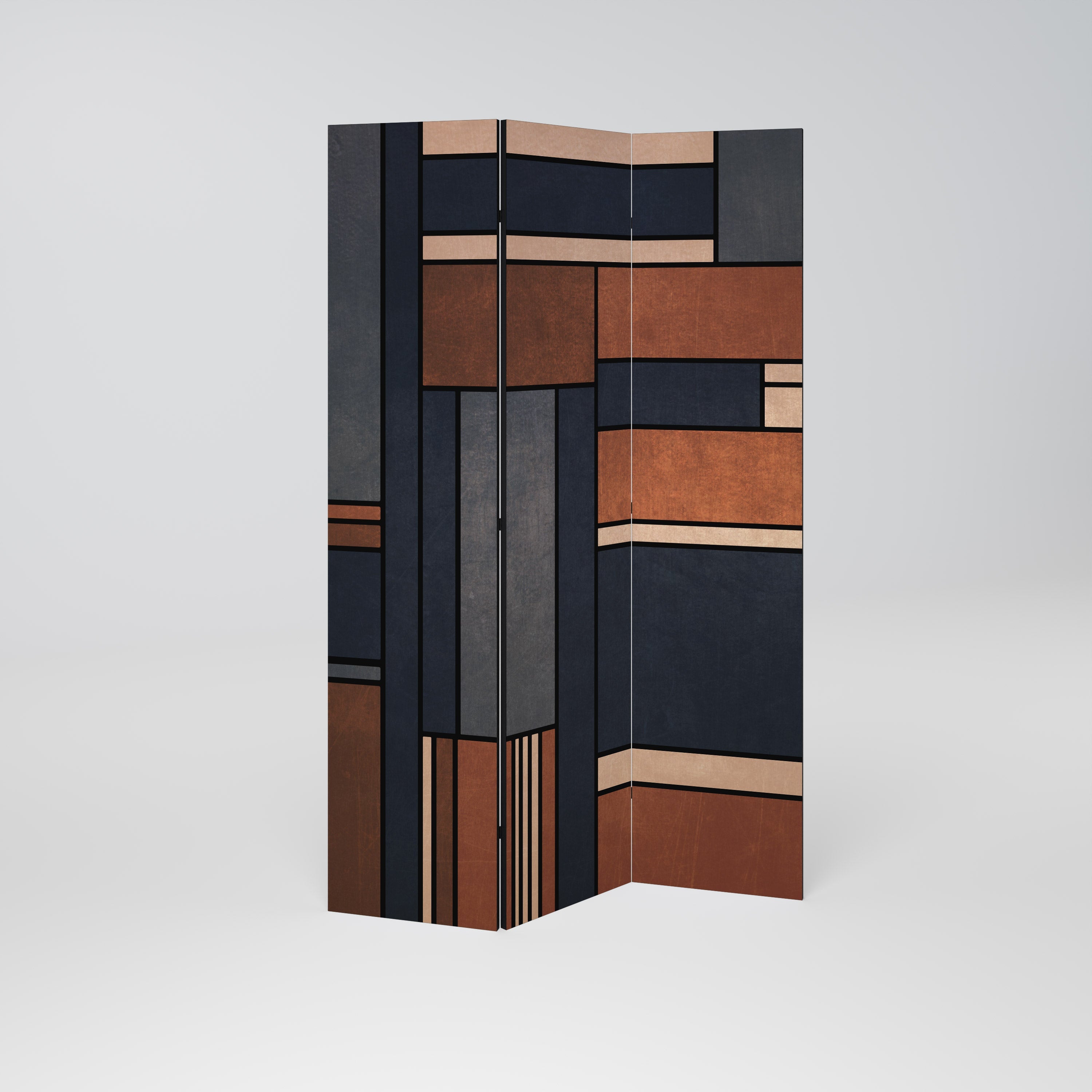 INTREPID FORMATION Biombo Decorativo de 3 Painéis