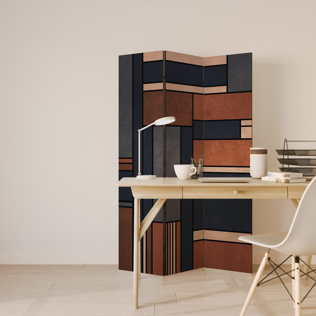 INTREPID FORMATION Biombo Decorativo de 3 Painéis