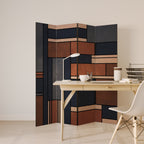 INTREPID FORMATION Biombo Decorativo de 4 Painéis