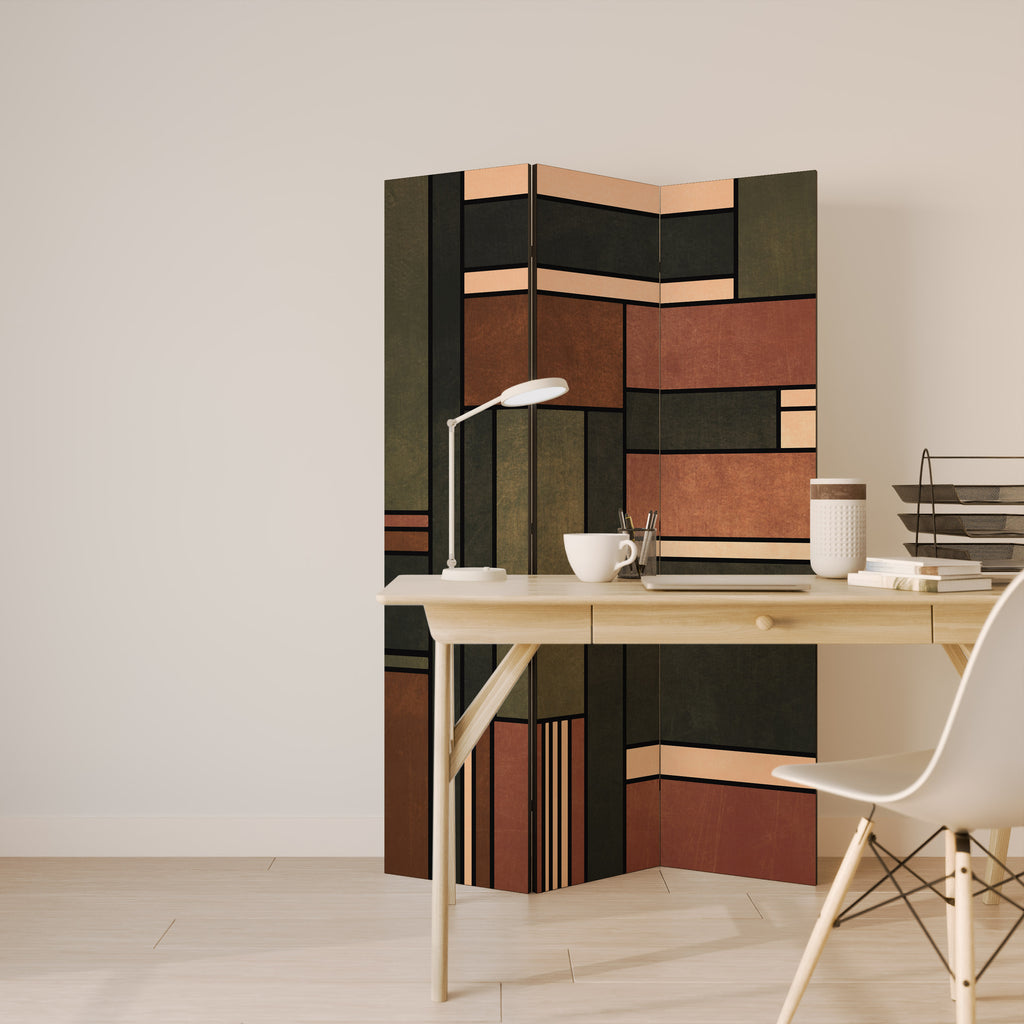 FIGURES OF NATURE 3-Panel Room Divider