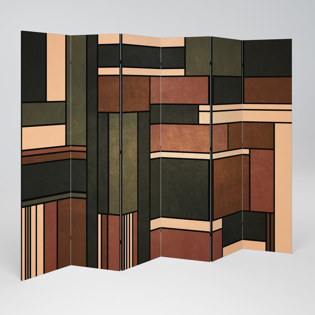 FIGURES OF NATURE 6-Panel Room Divider