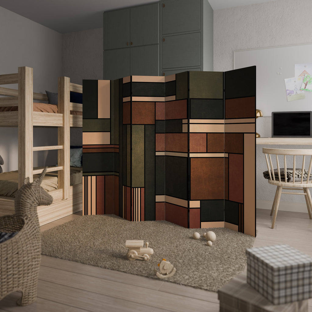 FIGURES OF NATURE Biombo Decorativo de 6 Painéis