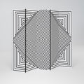 POLYGON ILLUSION Biombo Decorativo de 5 Painéis