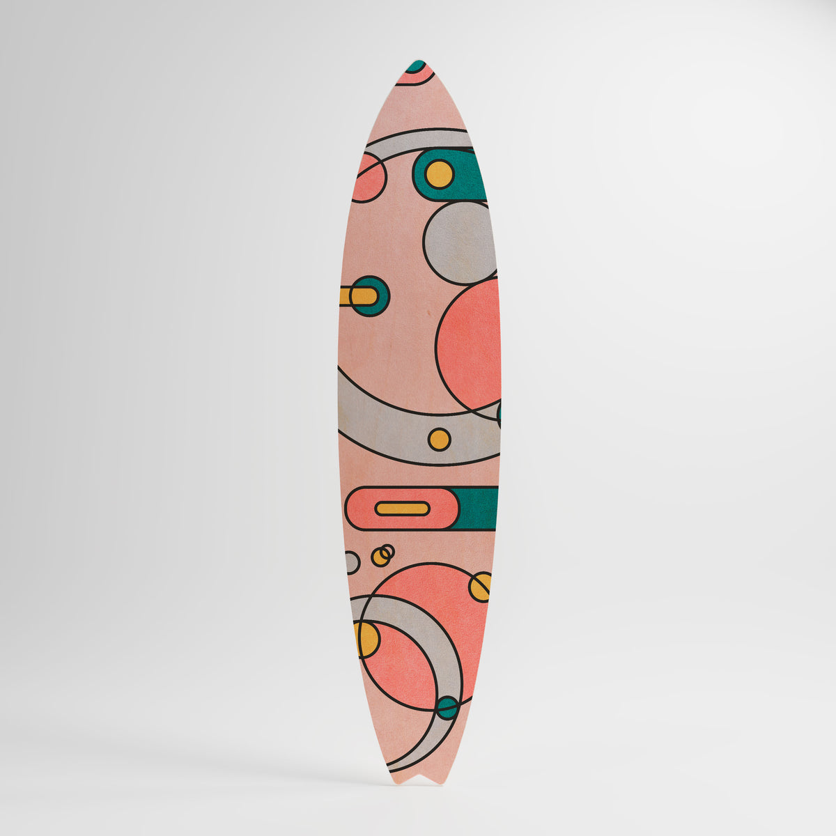 GOSSAMER ECHOES Painel Decorativo Prancha de Surf