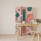 GOSSAMER ECHOES 3-Panel Room Divider