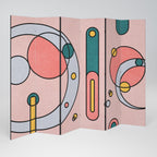 GOSSAMER ECHOES Biombo Decorativo de 6 Painéis