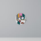 COOL STORY Prateleira Oval Decorativa em Efeito Carvalho