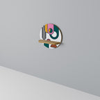 COOL STORY Prateleira Redonda Decorativa em Efeito Carvalho