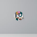 COOL STORY Prateleira Redonda Decorativa em Efeito Carvalho