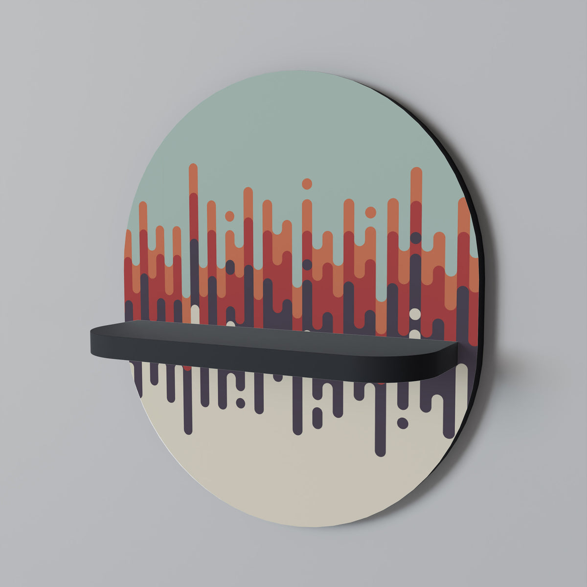 CHROMA CONTOURS Art Shelf