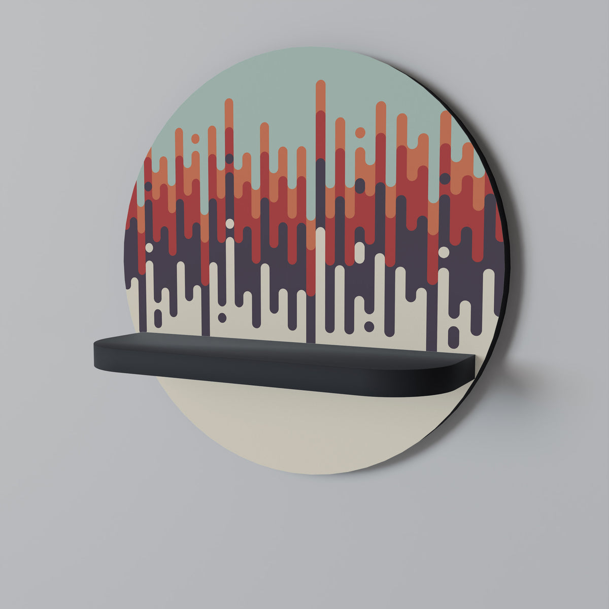 CHROMA CONTOURS Art Shelf