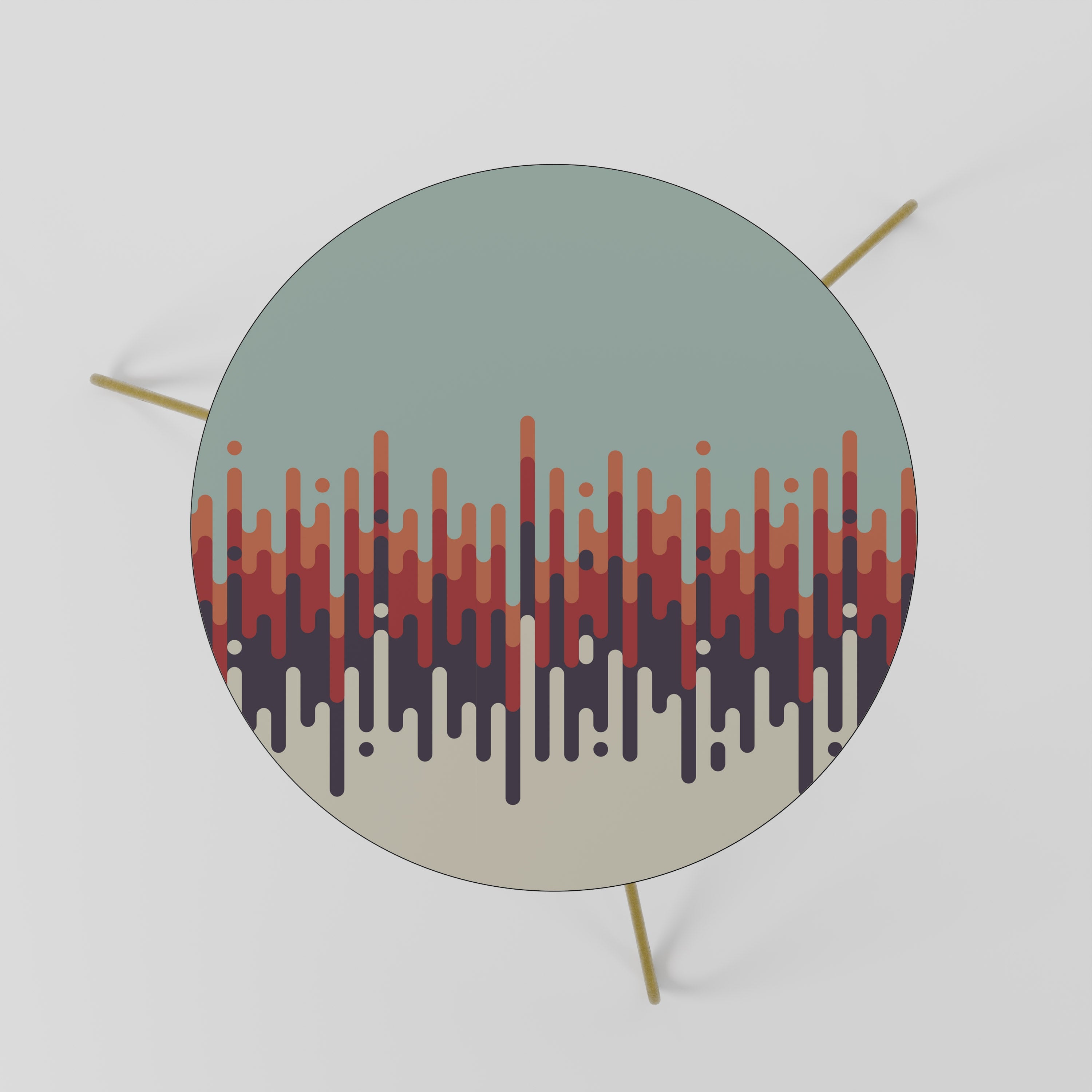 CHROMA CONTOURS Mesa de Centro 60
