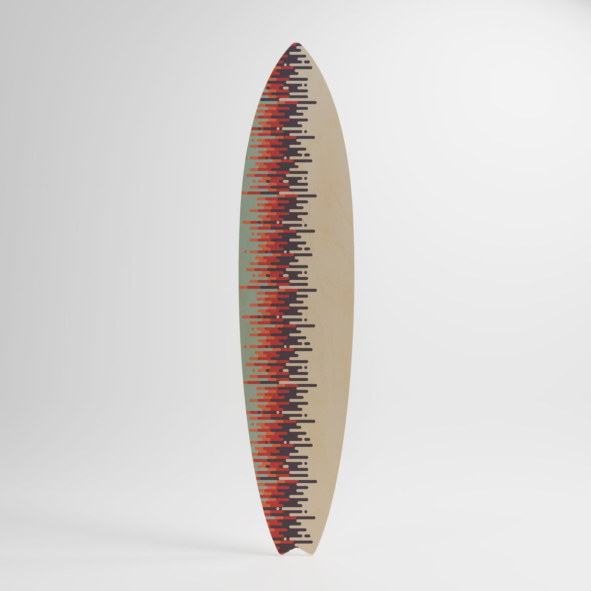 CHROMA CONTOURS Painel Decorativo Prancha de Surf