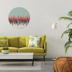 CHROMA CONTOURS Round Wall Art