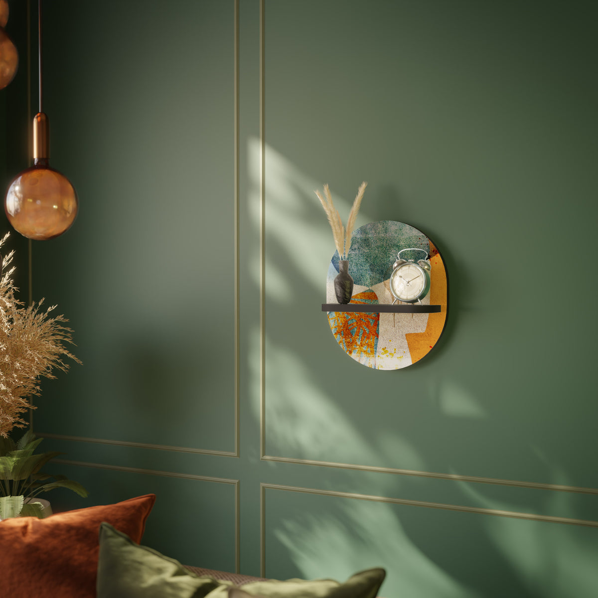 ABSTRACT FACES Prateleira Artística