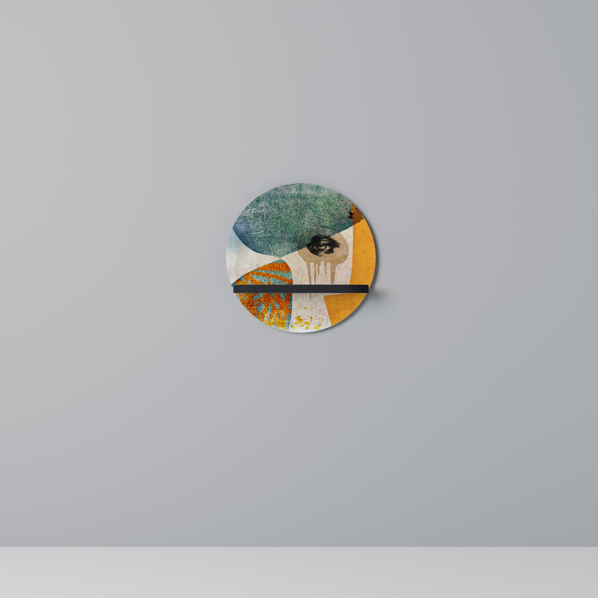 ABSTRACT FACES Prateleira Artística