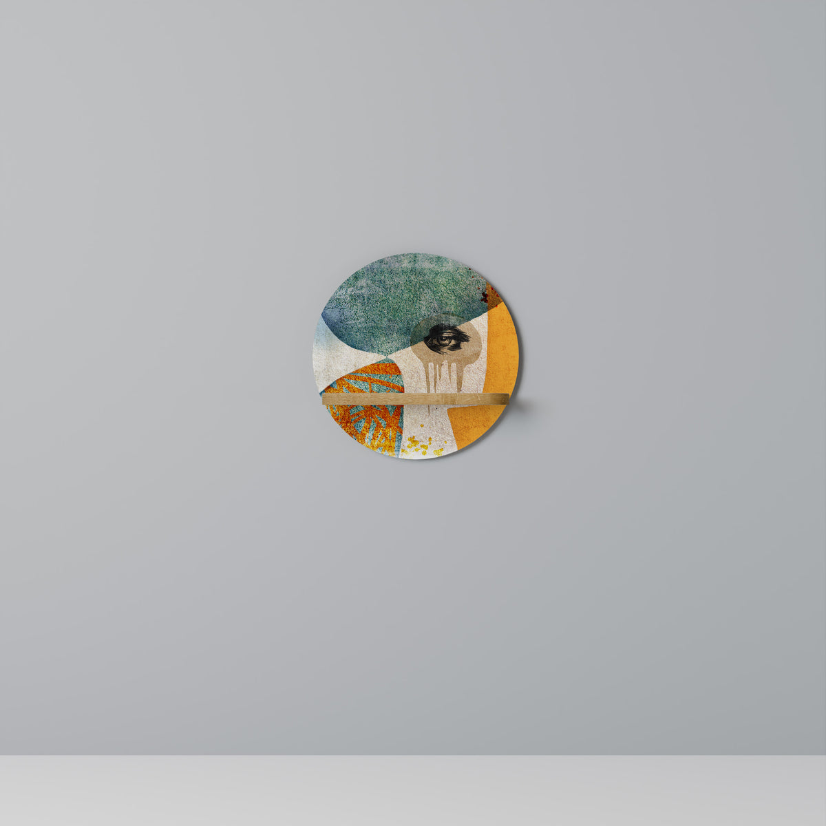 ABSTRACT FACES Prateleira Artística