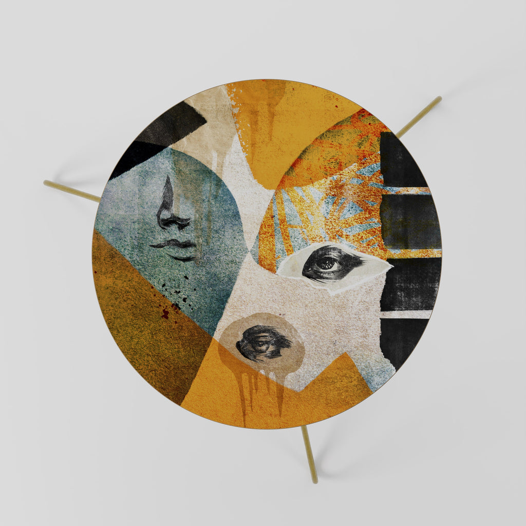 ABSTRACT FACES Mesa de Centro 60