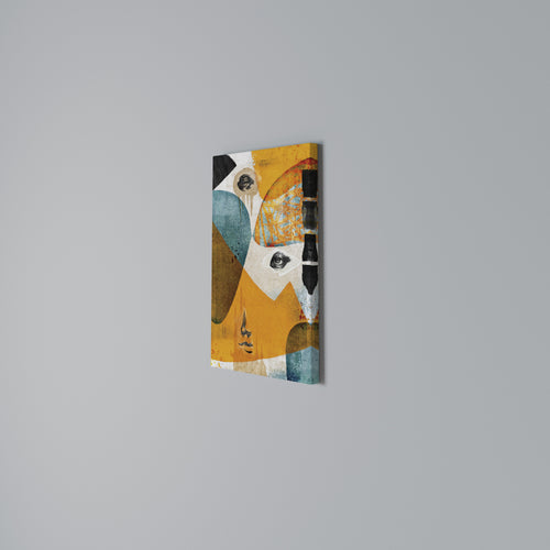 ABSTRACT FACES Quadro em tela vertical