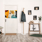 ABSTRACT FACES Poster Horizontal Autocolante