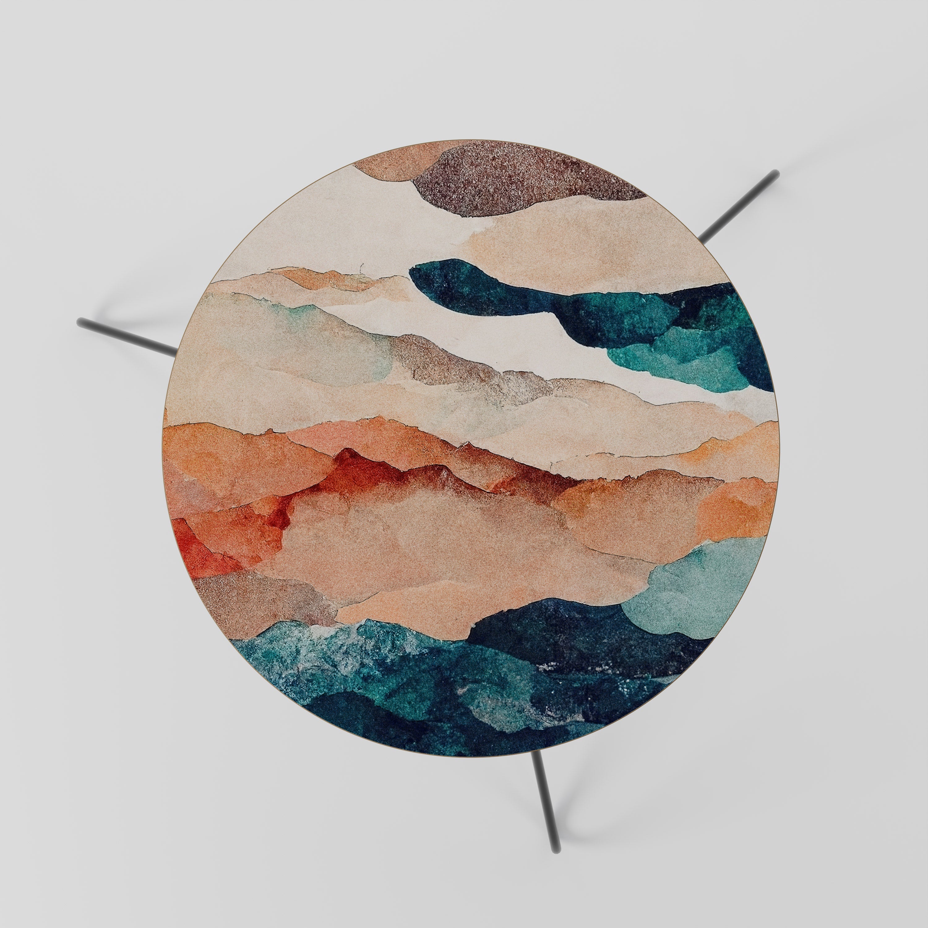 ABSTRACT LANDSCAPE Mesa de Centro 60