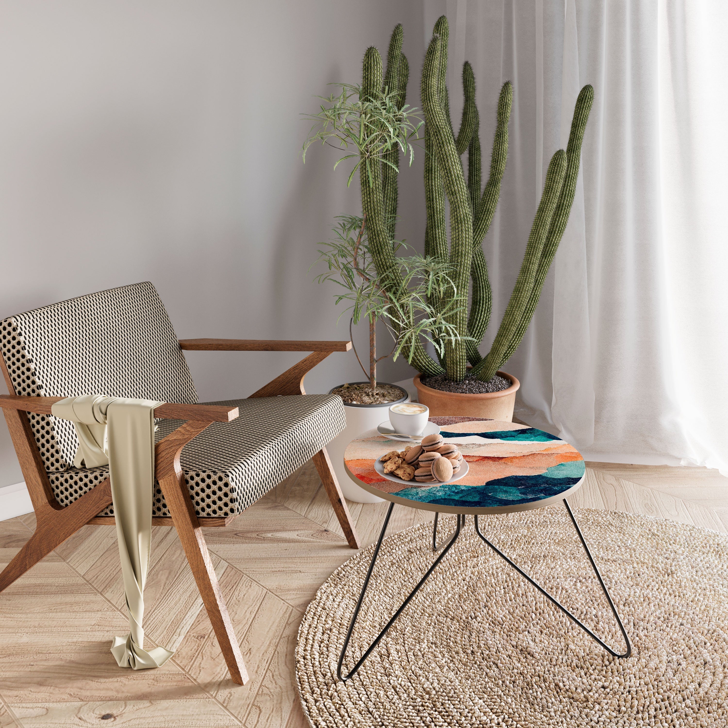 ABSTRACT LANDSCAPE Mesa de Centro 60