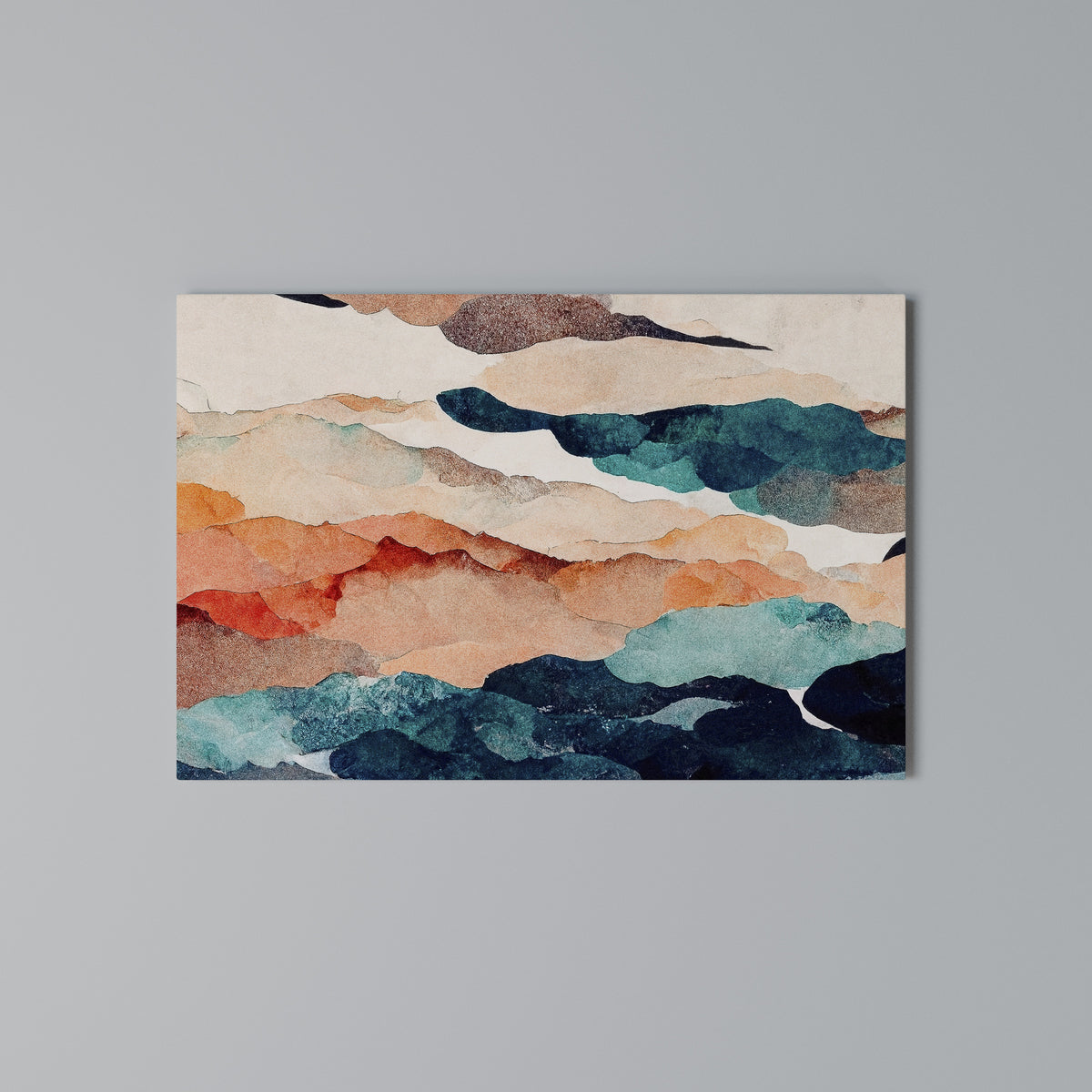 ABSTRACT LANDSCAPE Horizontal Canvas Print