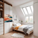 ABSTRACT LANDSCAPE Poster Horizontal Autocolante