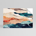 ABSTRACT LANDSCAPE Poster Horizontal Autocolante
