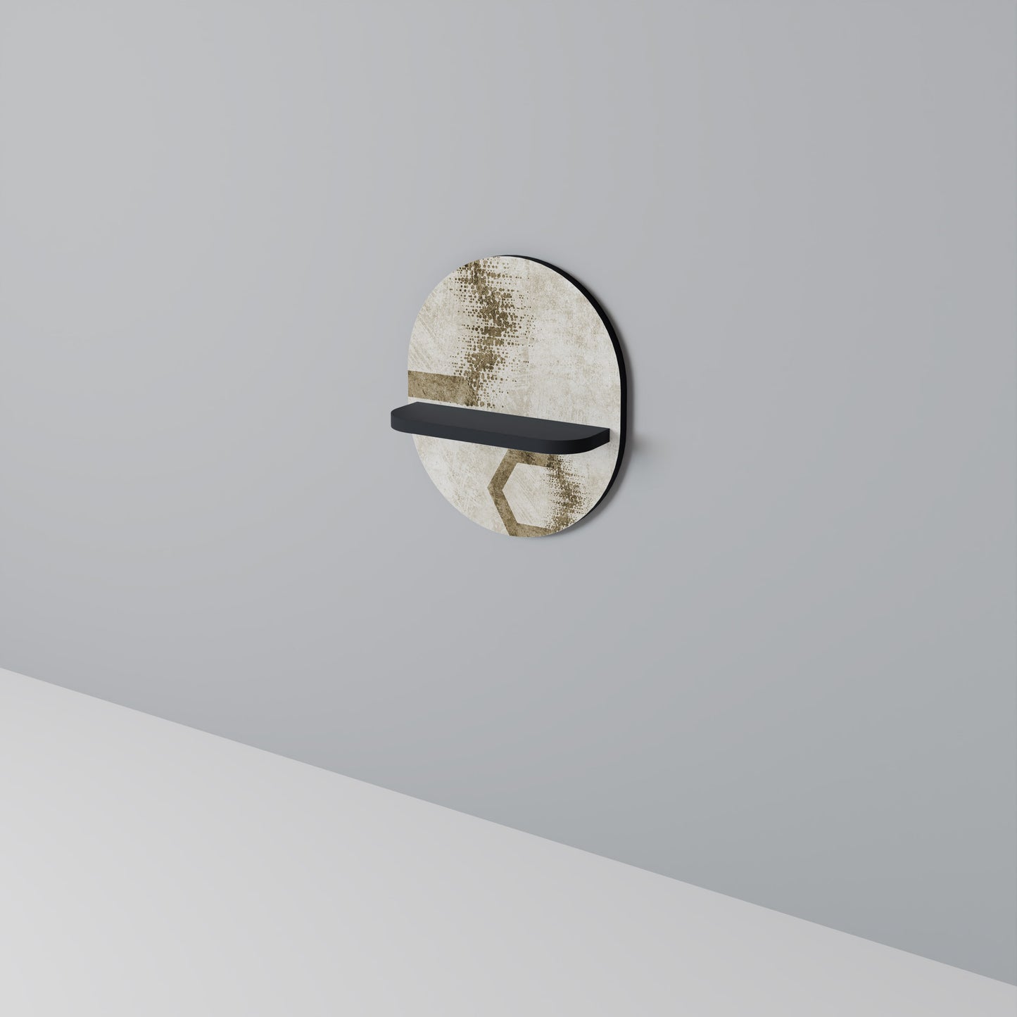 HEXAGONAL SHAPES Art Shelf