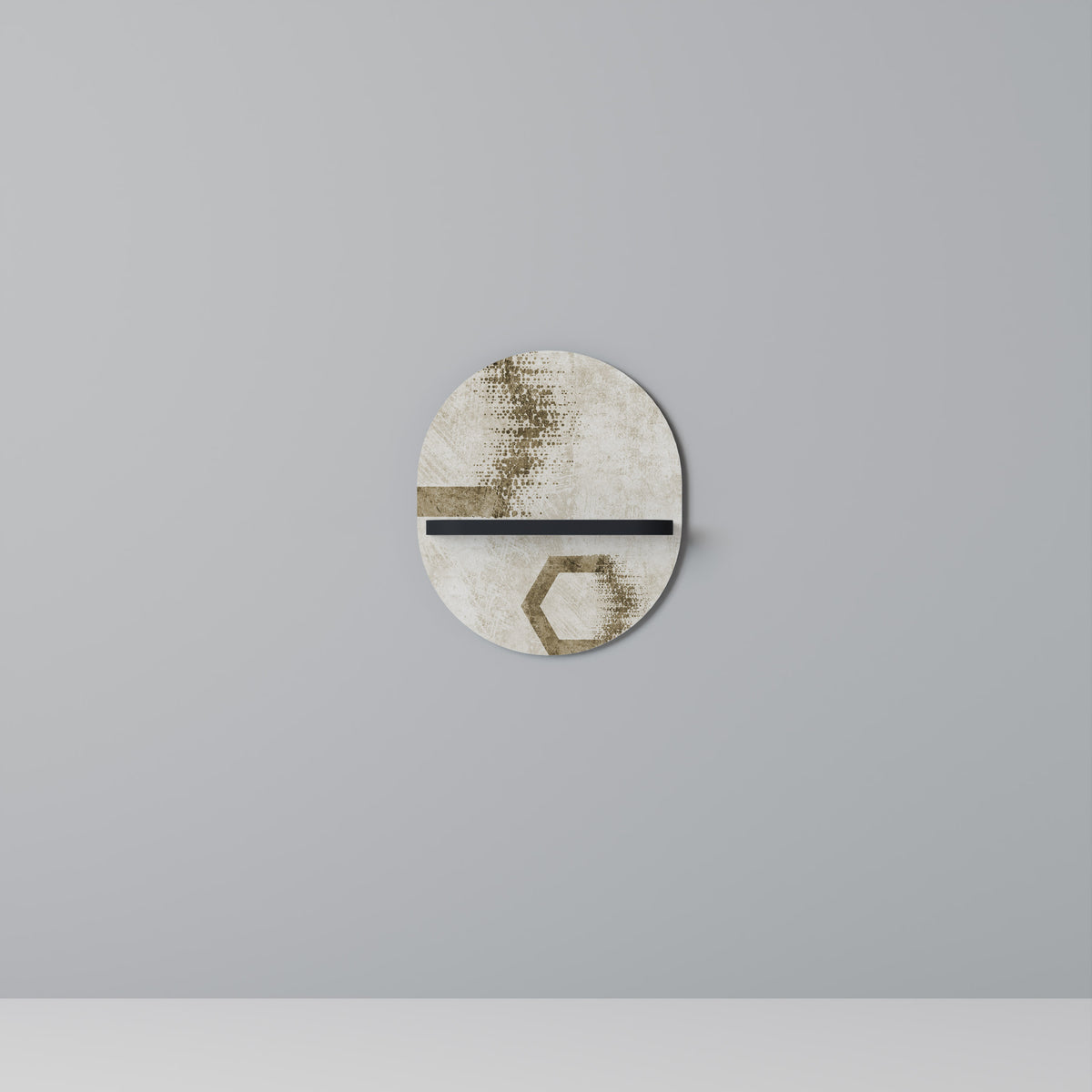 HEXAGONAL SHAPES Prateleira Artística