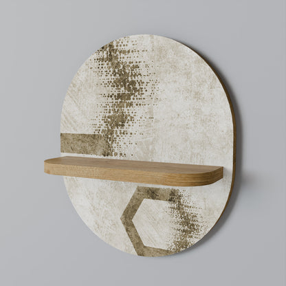 HEXAGONAL SHAPES Art Shelf