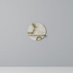 HEXAGONAL SHAPES Prateleira Redonda Decorativa em Efeito Carvalho