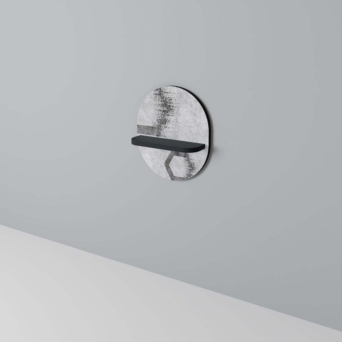 HEXAGONAL FIGURES Prateleira Artística