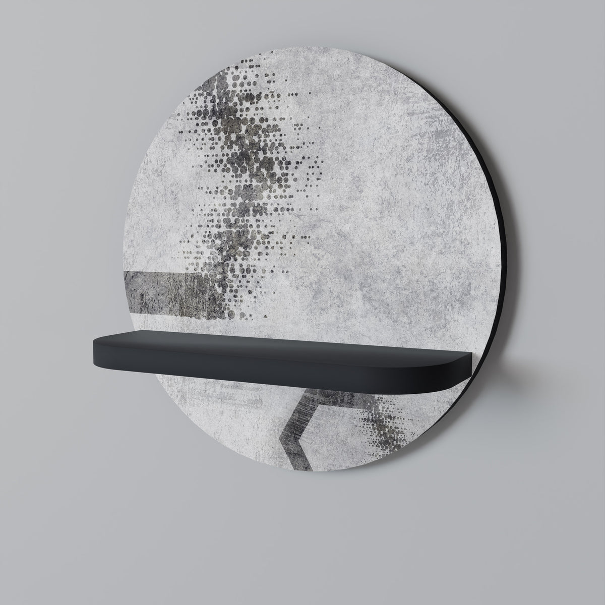 HEXAGONAL FIGURES Art Shelf