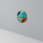 CIRCULAR RHAPSODY Prateleira Oval Decorativa em Efeito Carvalho