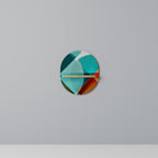 CIRCULAR RHAPSODY Prateleira Oval Decorativa em Efeito Carvalho