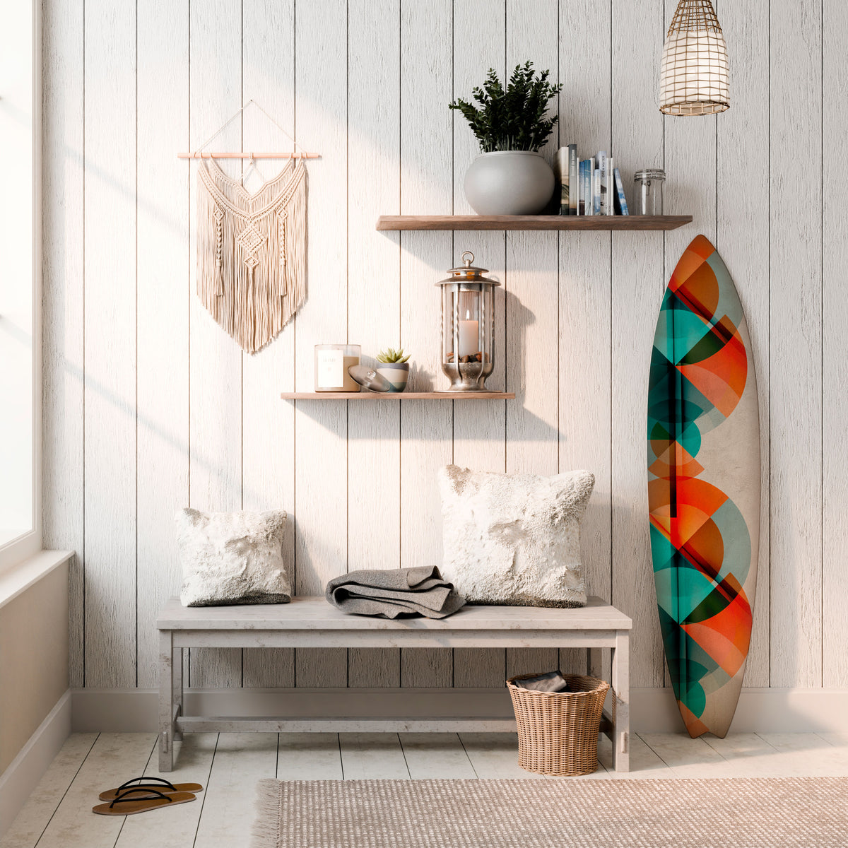 CIRCULAR RHAPSODY Surfboard Decorative Panel