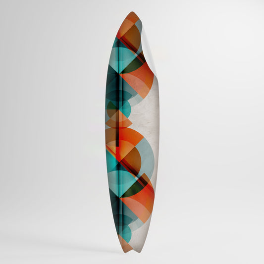 CIRCULAR RHAPSODY Peel and Stick Surfboard Sticker