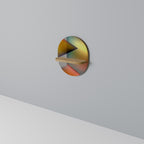 PIERCING SHARPNESS Prateleira Oval Decorativa em Efeito Carvalho