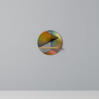 PIERCING SHARPNESS Prateleira Redonda Decorativa em Efeito Carvalho