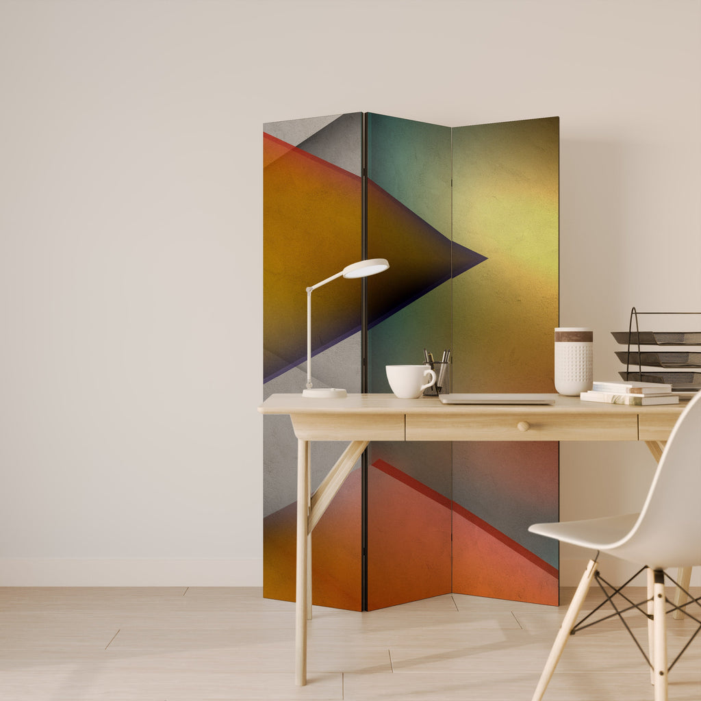 PIERCING SHARPNESS Biombo Decorativo de 3 Painéis