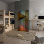 PIERCING SHARPNESS Biombo Decorativo de 3 Painéis