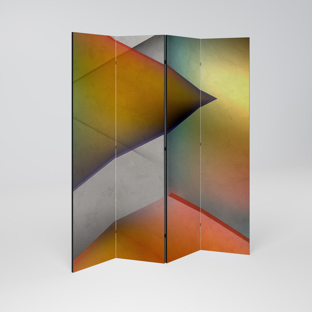 PIERCING SHARPNESS Biombo Decorativo de 4 Painéis