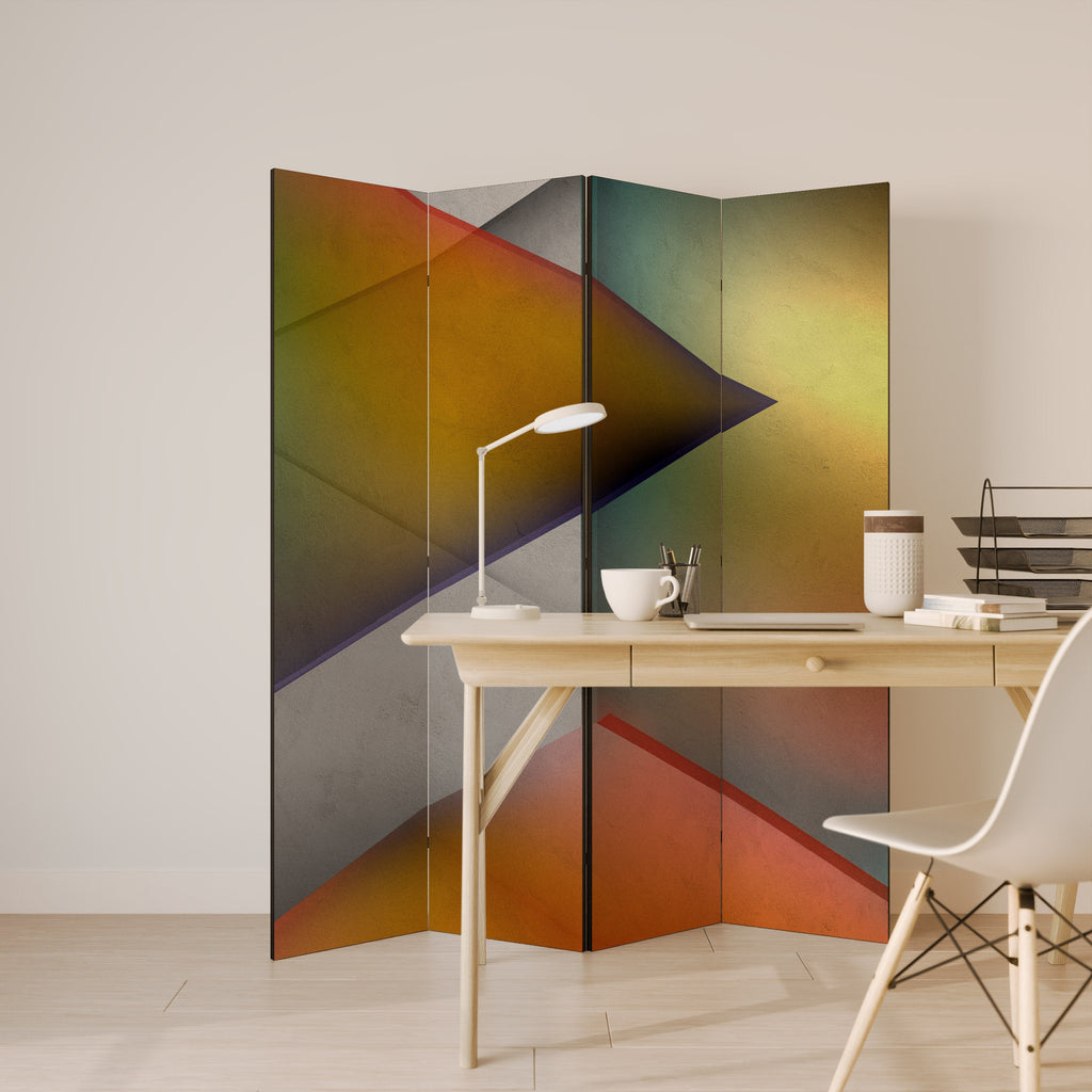 PIERCING SHARPNESS Biombo Decorativo de 4 Painéis