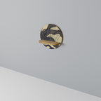 UNIFIED FRAGMENTS Prateleira Redonda Decorativa em Efeito Carvalho